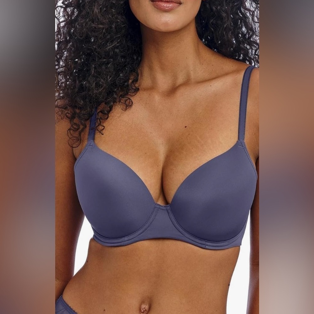 Auden -40-C 
Women's  Underwire Bra
Ultimate Side Smoother Underwire
3 Hook Blue